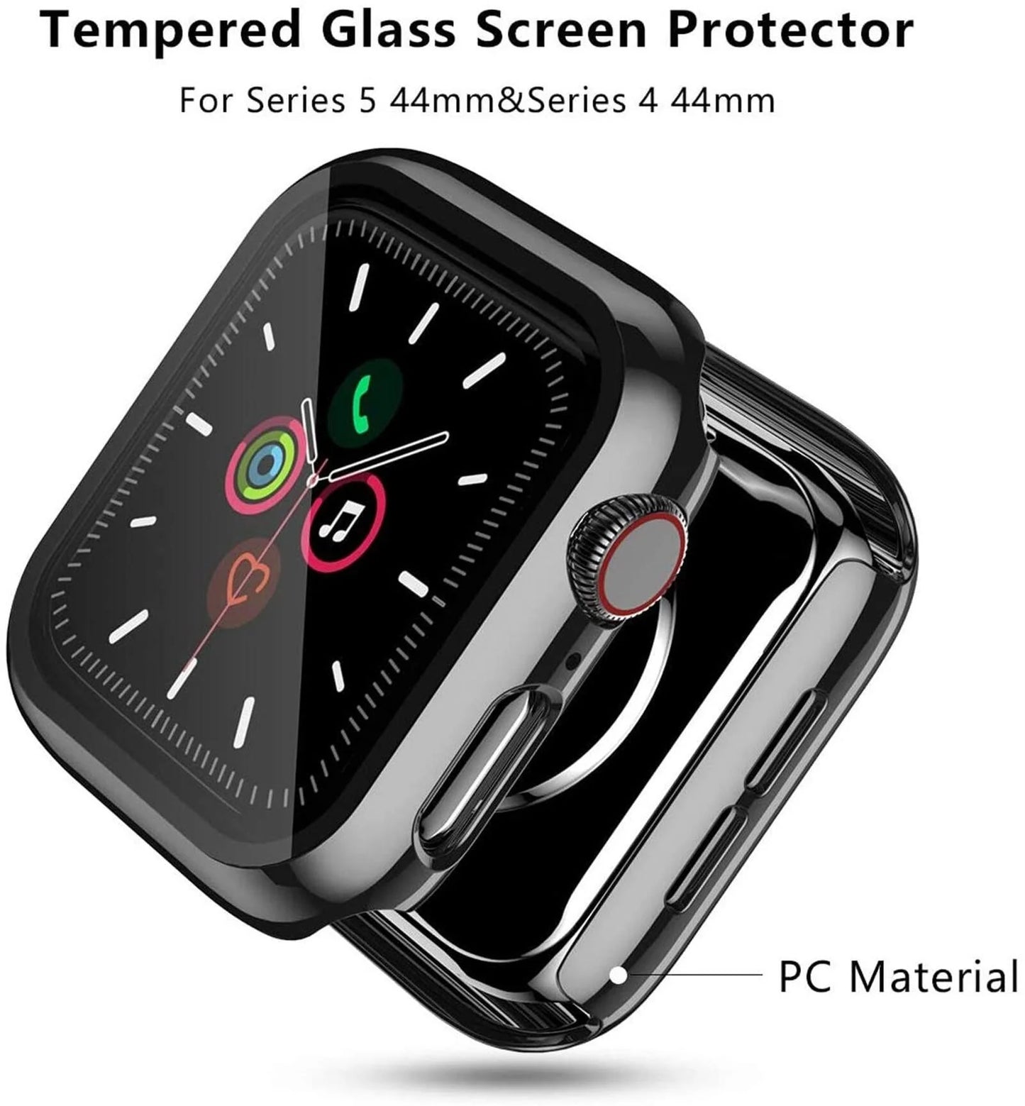 Glass+Case+Strap Compatible with Apple Watch Band 40Mm 44Mm 41Mm 45Mm 38Mm 42Mm Milanese Loop Magnetic Loop Bracelet Band Iwatch Series 3 4 5 Se 6 7 8 9 Wristbands - Colorful