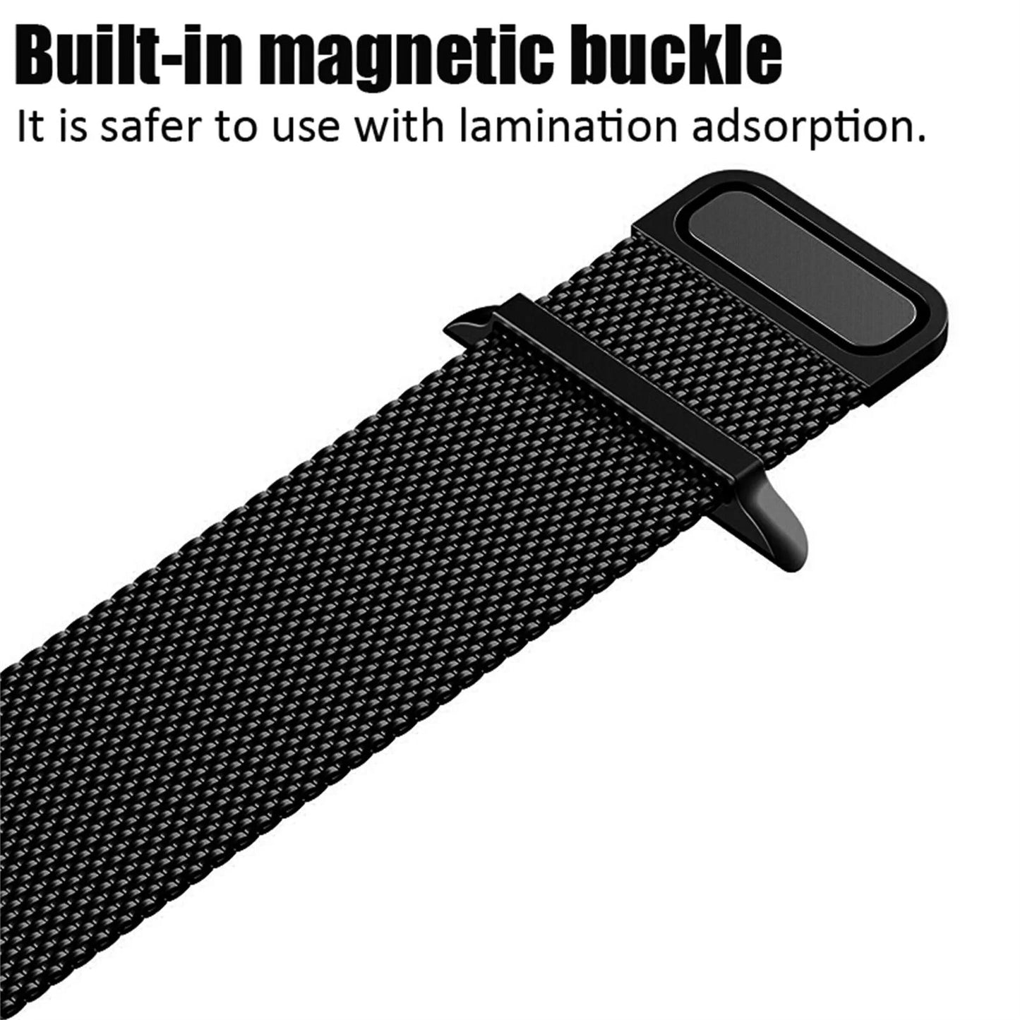 Glass+Case+Strap Compatible with Apple Watch Band 40Mm 44Mm 41Mm 45Mm 38Mm 42Mm Milanese Loop Magnetic Loop Bracelet Band Iwatch Series 3 4 5 Se 6 7 8 9 Wristbands - Colorful