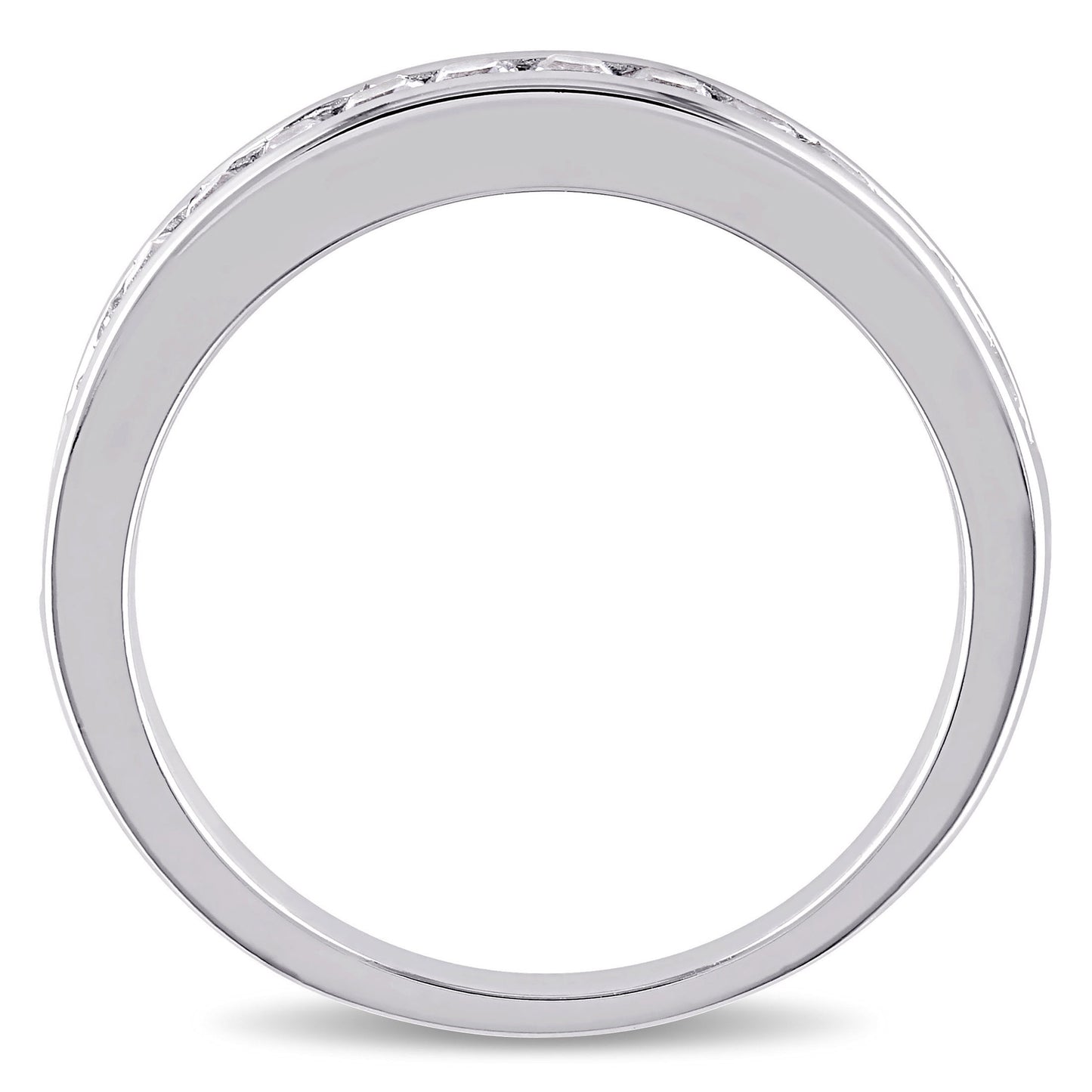 Women'S Created Sapphire Sterling Silver Ring